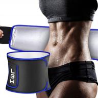 lbw sweat waist trimmers belt for women men waist trainer sauna belt straw wrap логотип