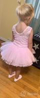img 1 attached to Cute and Charming: Meeyou Little Girls' Flower Ovelay Ballet Tutu Dress review by Brittany Collins