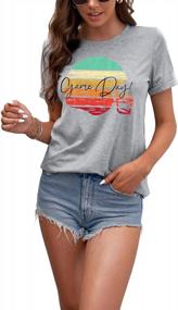 img 3 attached to Women'S Valentine Football Graphic Tee - Short Sleeve Casual Top