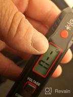 img 1 attached to KAIWEETS Voltage Tester: Non-Contact And Contact Pen For 12V-300V NCV Testing, LCD Display, Live/Null Wire Detection, Buzzer Alarm, And Wire Breakpoint Finder - VT500 review by Darren Munajj
