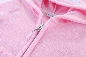 img 1 attached to 👦 Cute Little Boy Fleece Jacket with Hood - Mud Kingdom