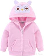 👦 cute little boy fleece jacket with hood - mud kingdom logo