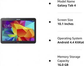 img 1 attached to 🔋 Renewed Samsung Galaxy Tab 4, 10.1-inch, 16GB, WiFi, Black