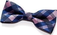 retreez tartan patterns microfiber pre tied men's accessories ~ ties, cummerbunds & pocket squares logo