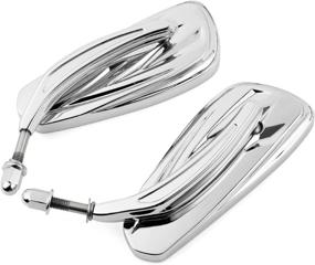 img 1 attached to 🔍 Chrome Rearview Mirrors for Harley Road King Street Electra Glide Road Glide Dyna Softail: Enhance Your Motorcycle's Style and Safety (1982-2020)