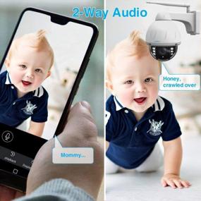 img 3 attached to Efficient Security Surveillance With LONNKY 5MP PTZ IP Camera: 5X Optical Zoom, Auto-Tracking, 2 Way Audio, Human Motion Detection, IP66 Waterproof, And Gift 64G SD Card.