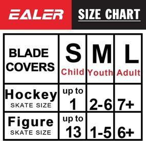 img 1 attached to X-Mas Christmas Skate Blade Covers: EALER BDT100 Ice Skates Guards For Hockey, Figure And Ice Skates - Kids Youth & Adult Men Women Boys Girls