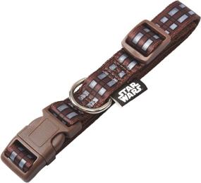 img 3 attached to 🐾 Officially Licensed Star Wars Chewbacca Dog Collar: Stylish Brown Collar for Dogs of All Sizes with D-Ring