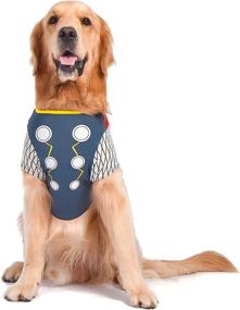 img 4 attached to Marvel Comics Thor Costume for Small Dogs: Officially Licensed, Cute & Comfortable Halloween Dog Apparel