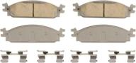 🔒 wagner thermoquiet qc1376 ceramic disc brake pad set: ultimate performance and reliability логотип