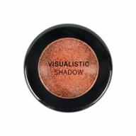 mizon visualistic glitter eyeshadow, creamy, smooth application, long-lasting, no creasing (reddish sunset) logo