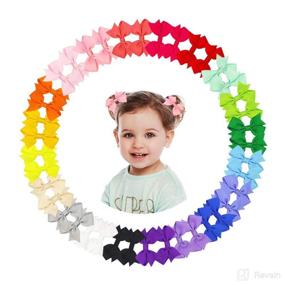 img 2 attached to Baby Hair Bows Clips Toddlers