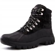 rugged and durable: kingshow men's 1705 work snow boots for all-day comfort in extreme conditions логотип