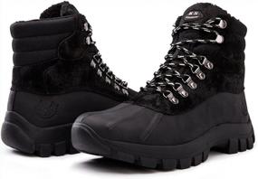 img 2 attached to Rugged And Durable: Kingshow Men'S 1705 Work Snow Boots For All-Day Comfort In Extreme Conditions