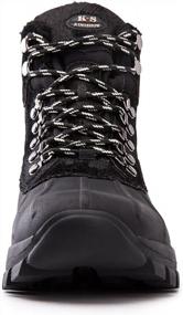 img 1 attached to Rugged And Durable: Kingshow Men'S 1705 Work Snow Boots For All-Day Comfort In Extreme Conditions