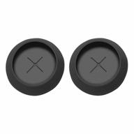 2 pack replacement rubber meat probe grommet compatible with traeger wood pellet grills. logo