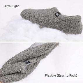 img 1 attached to RockDove Women'S Cozy Teddy Fleece Slippers - Perfect For Indoor Comfort