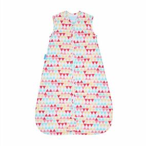 img 3 attached to Tommee Tippee Grobag Baby Cotton Sleeping Bag, Sleeping Sack - 1.0 Tog For 69-74 Degree F - Rouge Zig Zag - Medium Size, 6-18 Months, Rouge, 6-18 Months