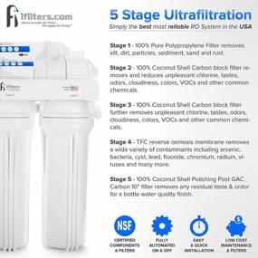 img 3 attached to 5 Stage 100 GPD Premium Reverse Osmosis System With Filters, Faucet & Tank