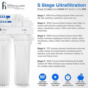 img 3 attached to 5-ступенчатая система обратного осмоса премиум-класса 100 GPD с фильтрами, краном и баком