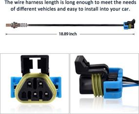 img 2 attached to 🚘 Nifeida Upstream/Downstream Right O2 Sensor 1 - 4 Wire Auto Replacement for Cadillac Escalade, Hummer H2, Suburban, Silverado 1500 HD, GMC Yukon XL - 6.0 8.1 V8 - Model: 15282 Heated Oxygen Sensor (2003-2015)