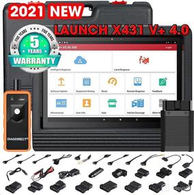 img 4 attached to 2022 Newest LAUNCH X431 V+ PRO 4.0 OBD2 Scanner with 31+ Reset Services, Bi-Directional Scan Tool, All System Diagnosis, ECU Coding, AutoAuth FCA SGW [Bonus $13.99 TPMS Tool]