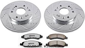 img 3 attached to Improved Performance Z36 Truck & Tow Front Brake Kit by Power Stop K2069-36