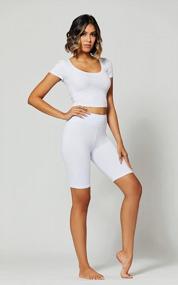 img 3 attached to Women'S High Waisted Leggings - Buttery Soft Fabric - Full Length, Capri, And Shorts - Available In Regular And Plus Sizes - 3 Inch Waistband