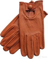 🧤 riparo motorsports men's summer driving motorcycle gloves - genuine leather with mesh perforations logo