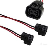 🔌 ijdmtoy (2-pack) 5202 2504 ps24w female connector wiring pigtail harnesses compatible with fog lights and daytime running lamps logo