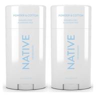 cotton scented native deodorant powder - 2.65oz: stay fresh all day logo