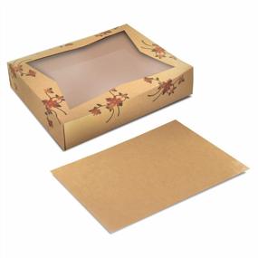 img 4 attached to 🍪 Enhanced ETLT Cookie Boxes with Window Parchment: Showcasing your Delicious Treats