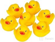 🐤 12 piece baby rubber ducks - 2 inch rhode island novelty логотип