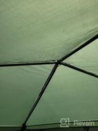 img 3 attached to Gazebo tent LANYU 1628D, 320x320x245 for recreation made of metal steel frame reinforced mosquito net review by Boguslawa Kusztal ᠌