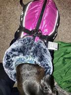 img 1 attached to Taglory Dog Winter Coats, Waterproof Reflective Dog Coat For Cold Weather, Zip Up Dog Jacket With Furry Collar For Medium Large And Extra Large Dogs, Hot Pink,XL review by William Kava