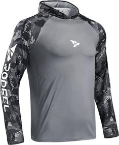 img 2 attached to Rodeel Loose Fit Fishing Performance Protection Men's Clothing good for Active