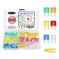 🚗 yiwanson 120 pcs car fuses assortment: mini blade fuses kit with fuse puller, easy read color coding (5a/10a/15a/20a/25a/30a) - ideal for car/suv/rv/truck/motorcycle/boat replacement fuse logo