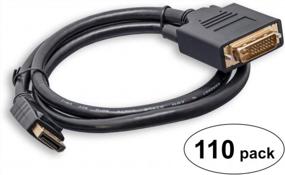 img 3 attached to 110 Pack Cablelera ZPK051SI-110 DisplayPort To DVI Video Cable 3'
