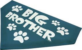 img 3 attached to 🐶 ThisWear Dog Gifts: Adorable Dog Announcement Bandana for Big or Little Brothers!