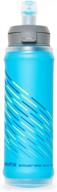 stay hydrated on the move: hydrapak skyflask speed 350ml lightweight handheld soft flask for running - adjustable strap, spill-proof cap, malibu blue logo