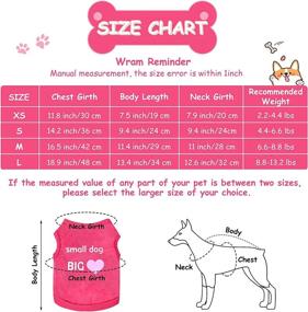 img 3 attached to Stylish XS Dog Shirt: Cute Patterns, Sleeveless Vest for Small to Medium Dogs - Puppy Sweatshirt Pet Apparel for Female Canines