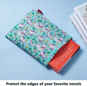img 1 attached to Обложка для книг Medium Axolotl для подростков: защитная обложка для книг среднего размера с SEO-дружественным названием