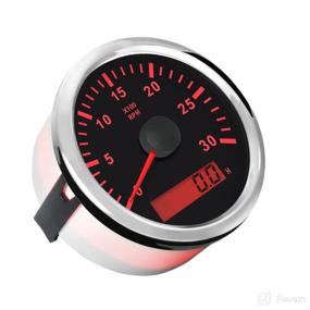 img 3 attached to ELING Universal Tachometer RPM REV Counter RPM Hour Meter 3000RPM 85mm 9-32V with Backlight