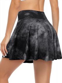 img 2 attached to Blevonh Women'S Active Tennis Skort With Pockets: Perfect For Running, Golf, And More!