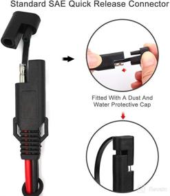 img 2 attached to SAE DC Power Automotive Connector Cable Y Splitter 1 To 4 SAE Extension Wire Harness 16AWG 2Ft