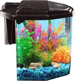 img 1 attached to Koller Products 3-Gallon Aquarium Starter Kit: Vibrant 7-Color 🐠 LED Lighting & Complete Filtration – Perfect for Various Tropical Fish!