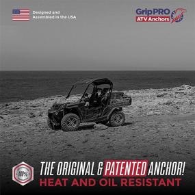 img 2 attached to GripPRO ATV Anchors for Polaris Ranger & General Lock & Ride - Set of 6 - OEM Quality Tie Down Accessories - Patented Design - Will NOT FIT RZR