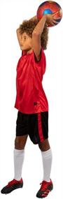 img 2 attached to Youth Soccer Jerseys Boys' Shirts And Shorts Set 6-12 Age Sports Team Training Uniform Indoor Soccer.