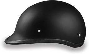 img 2 attached to DOT Approved Half Shell Hawk Motorcycle Helmet by Daytona Helmets