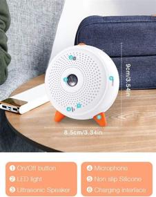 img 2 attached to 🐶 Kaiertcat Ultrasonic Dog Barking Control Device - Effective Indoor & Outdoor Anti Barking Deterrent - Safe for Dogs and Humans - Covers a Range of 15 Meters